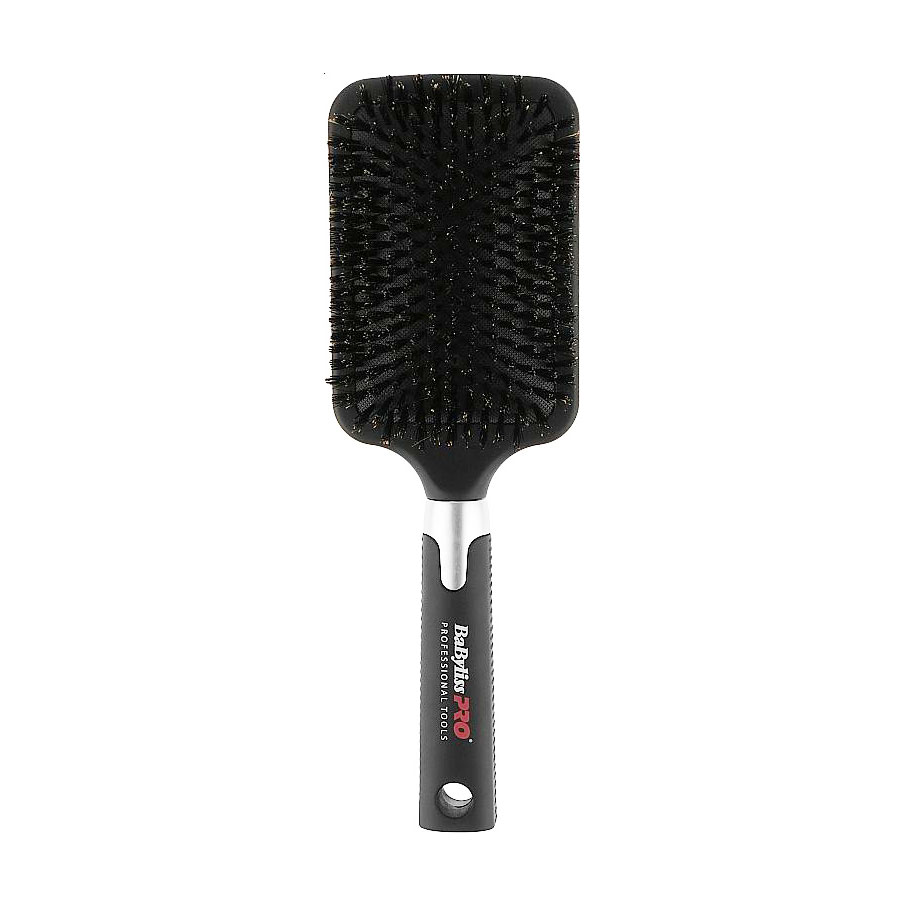 Щітка для волосся BaByliss PRO з натуральною щетиною, широка (BABBB1E)